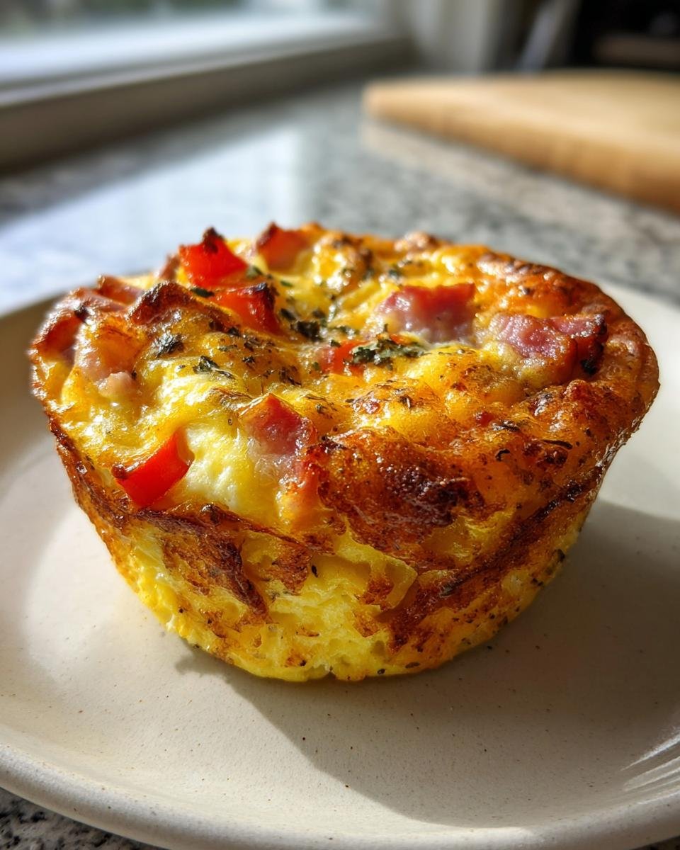 Muffin Tin Baked Eggs - detail 1