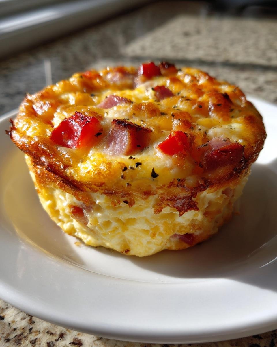 Muffin Tin Baked Eggs - detail 2