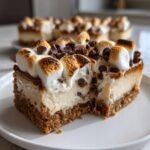 No Bake S'mores Cheesecake Bars