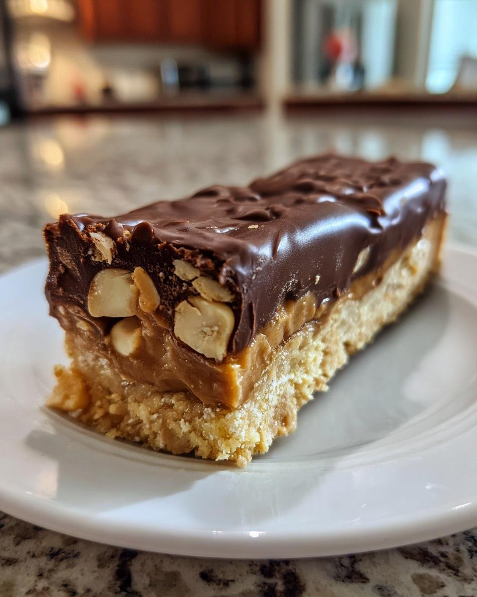 No Bake Snickers Bars - detail 4