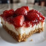 No-Bake Strawberry Cheesecake Bars