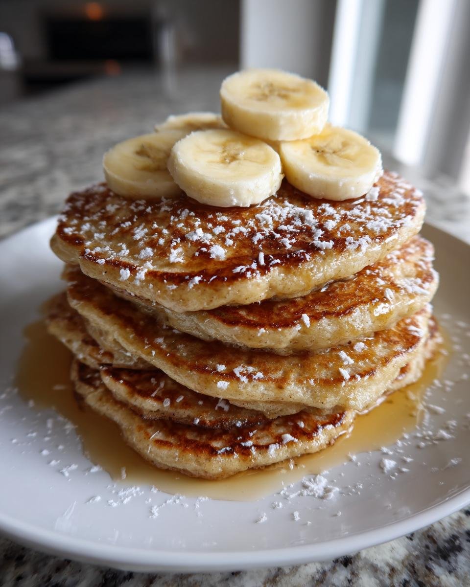 Oatmeal Banana Pancakes - detail 2