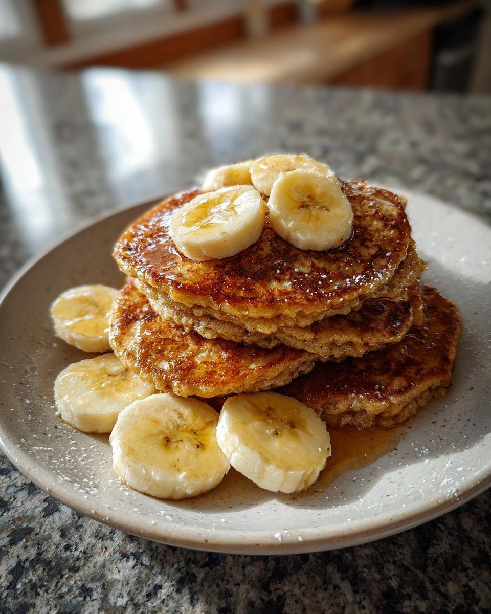 Oatmeal Banana Pancakes - detail 3