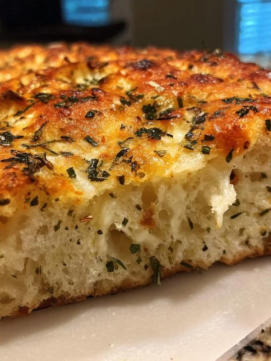 Pan-Cooked Cheesy Focaccia