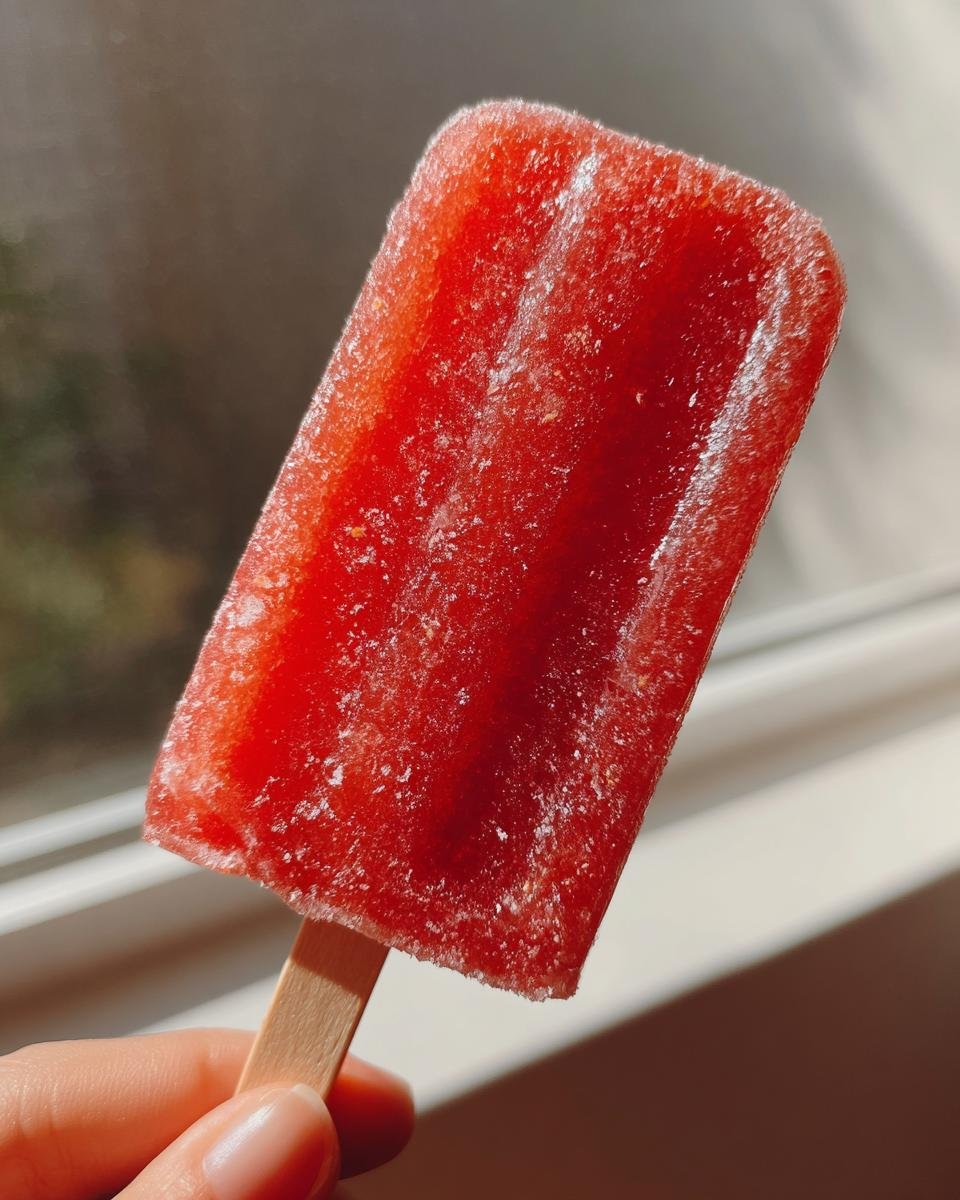 Perfect Strawberry Ice Pops - detail 2