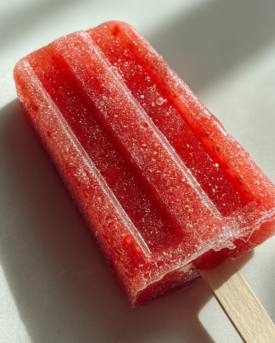 Perfect Strawberry Ice Pops - detail 3