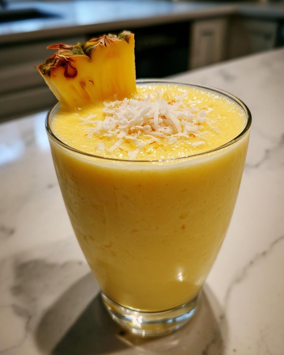 Pina Colada Smoothie - detail 2