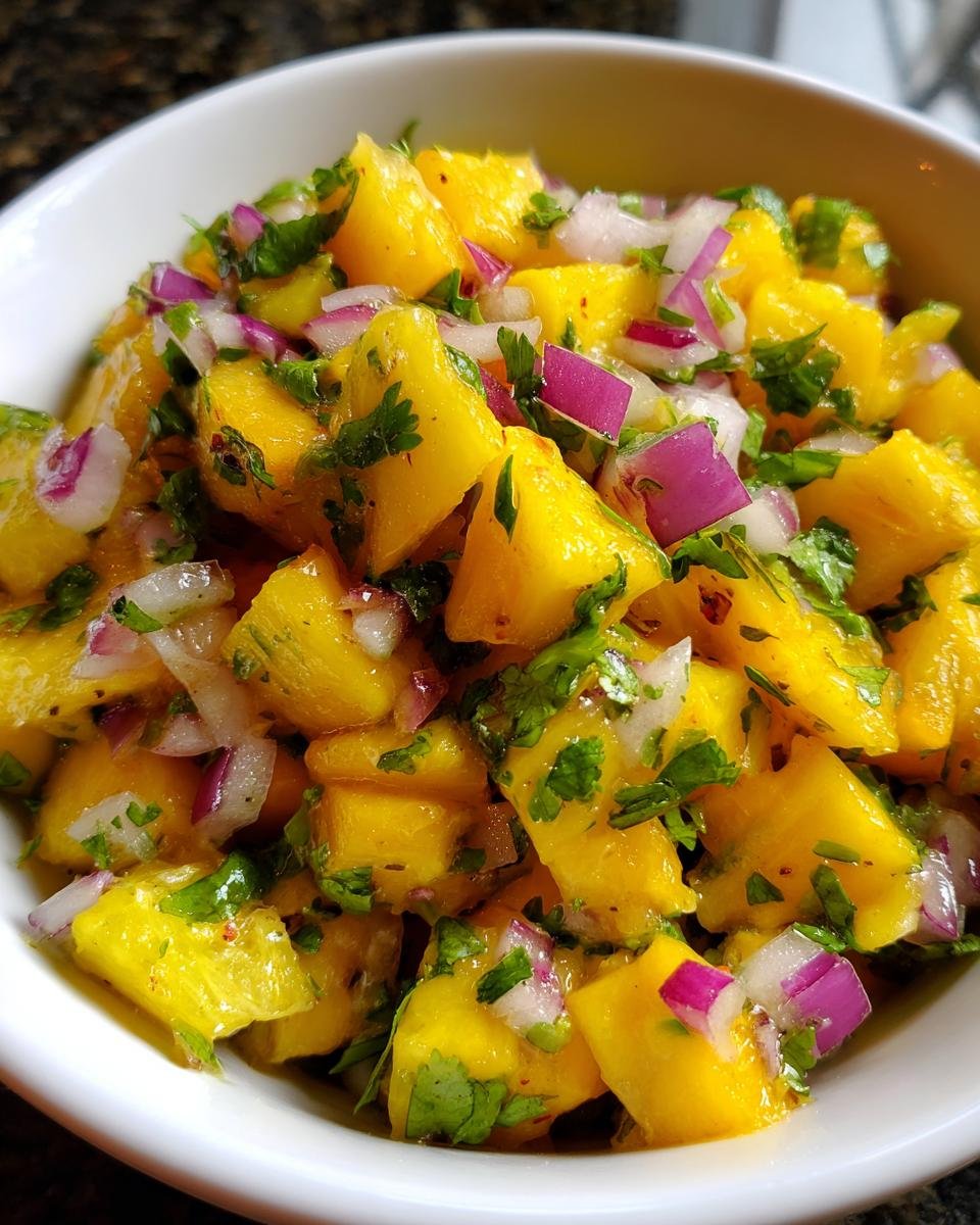 Pineapple Mango Salsa - detail 2