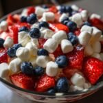 Red, White and Blue Cheesecake Salad