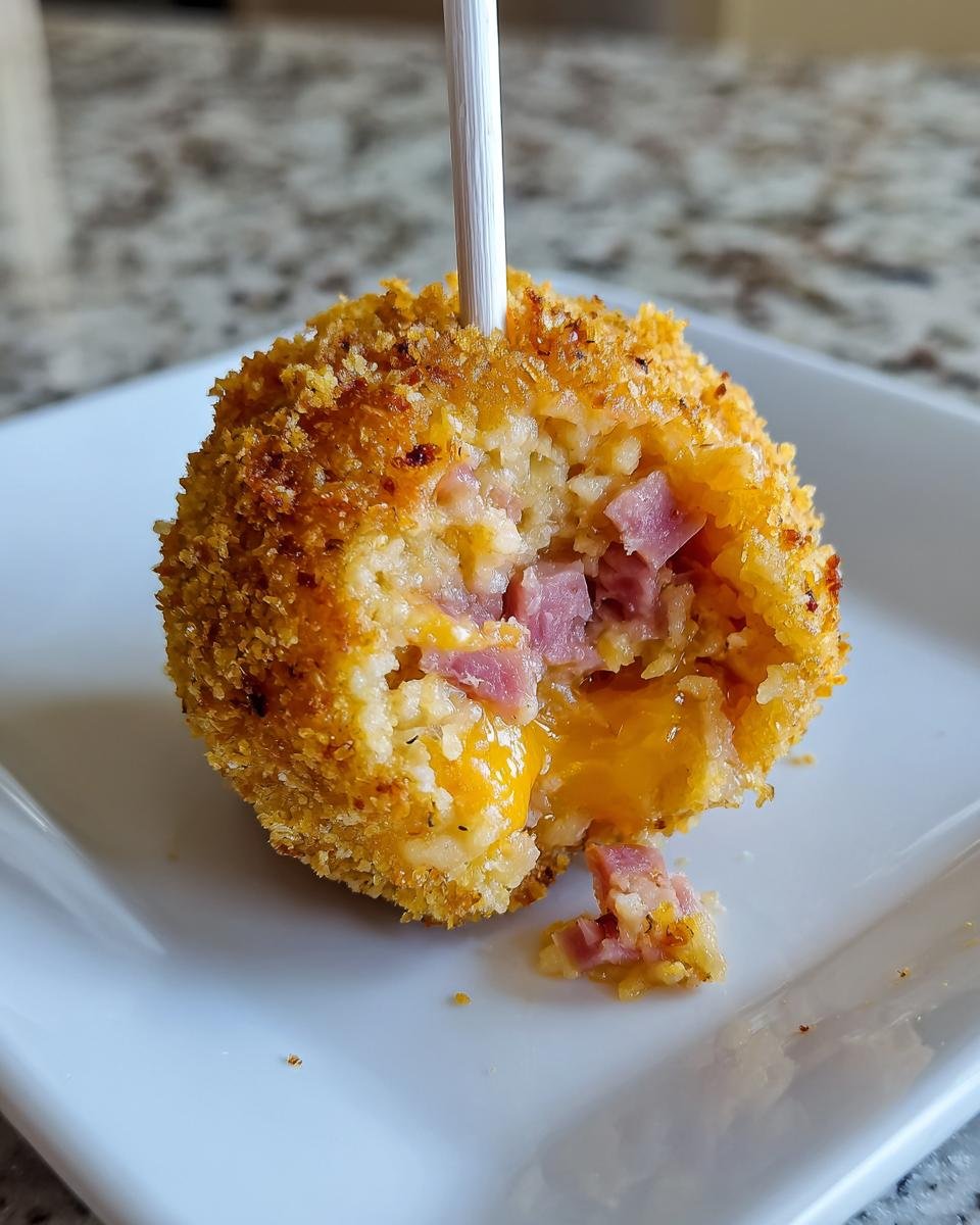 Savory Ham and Cheese Cake Pops - detail 6