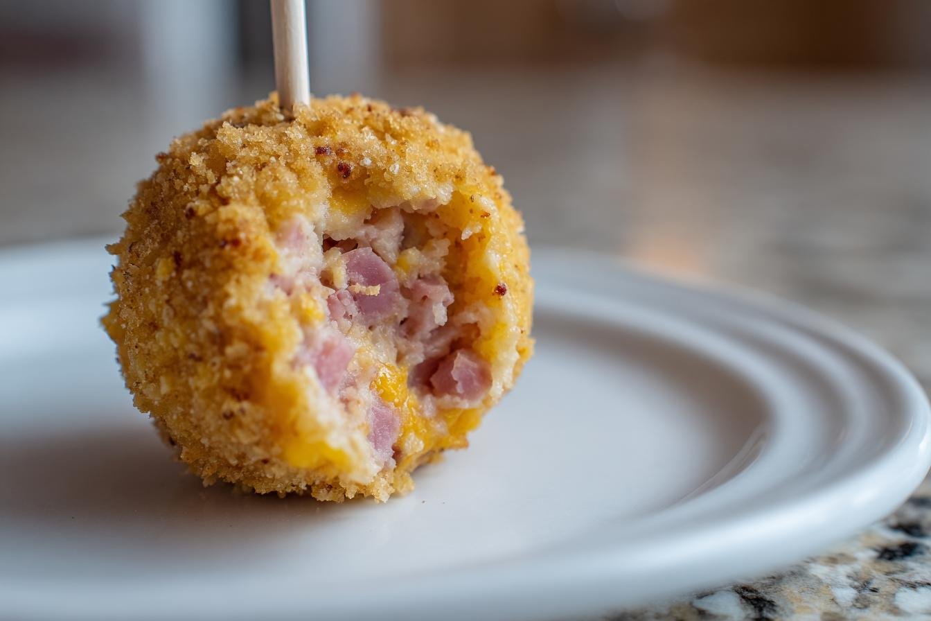 Savory Ham and Cheese Cake Pops: 80-Calorie Delight - ferecipe