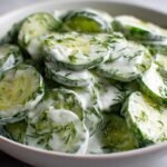 Sour Cream Cucumber Salad