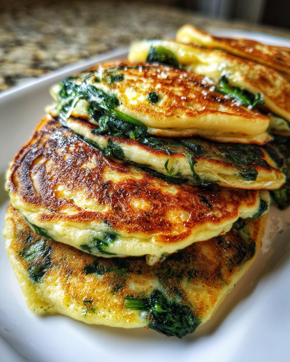 Spinach Hotcakes - detail 1