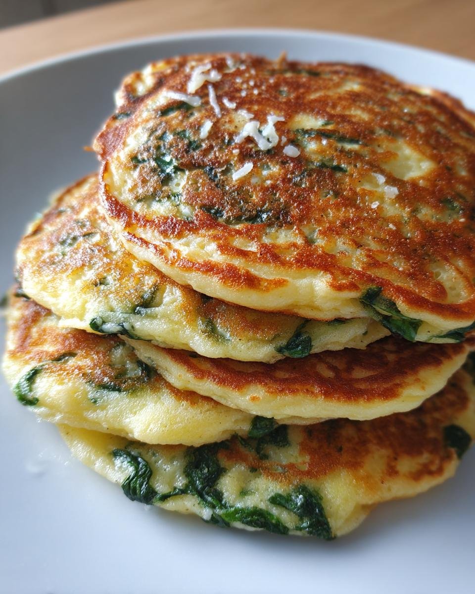 Spinach Hotcakes - detail 2