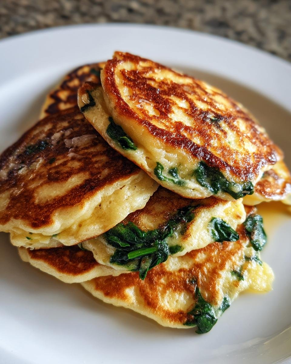 Spinach Hotcakes - detail 3