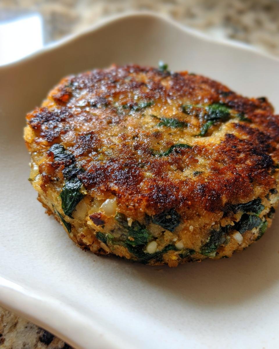 Spinach and Lentil Burgers - detail 4