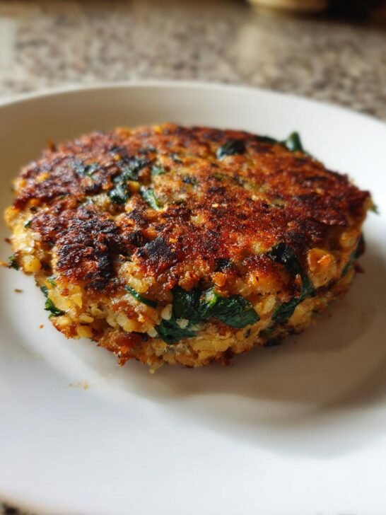 Spinach and Lentil Burgers