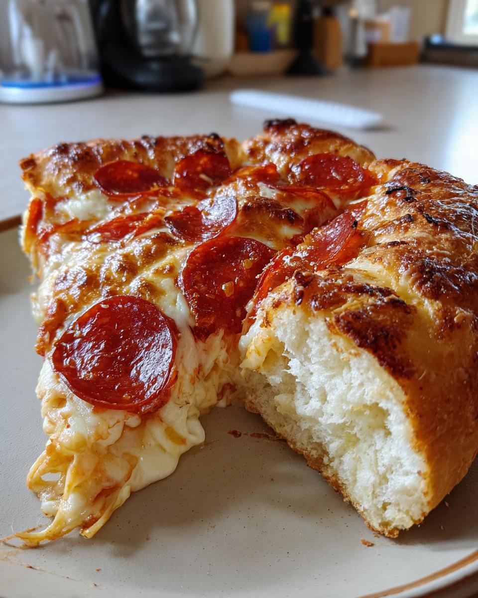 Stuffed Crust Pepperoni Pizza - detail 2