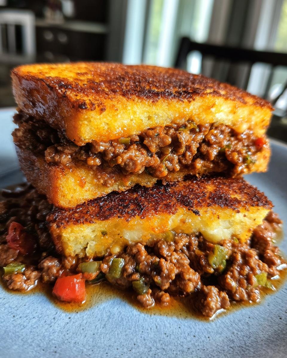 Texas Toast Sloppy Joes - detail 1
