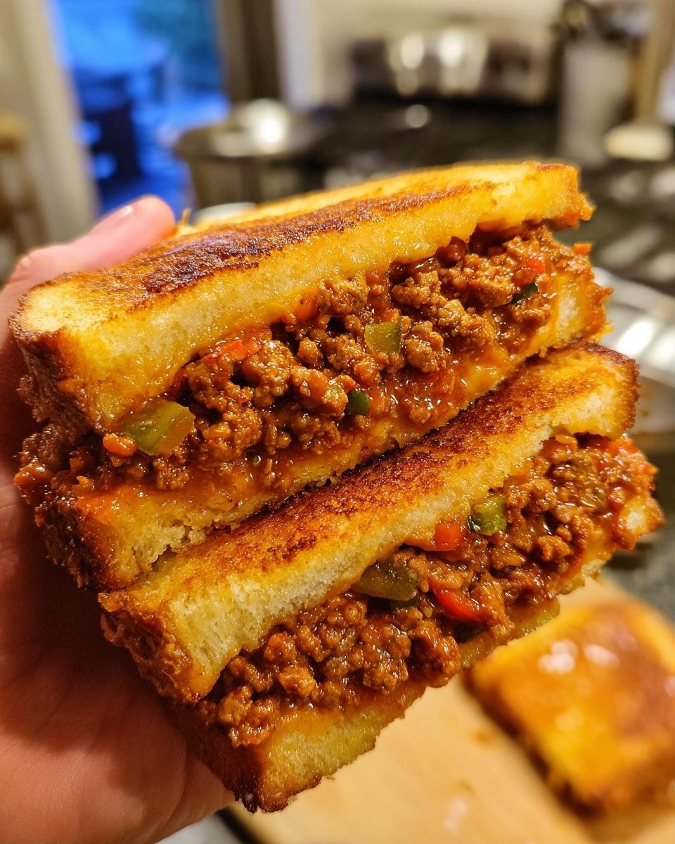 Texas Toast Sloppy Joes - detail 2