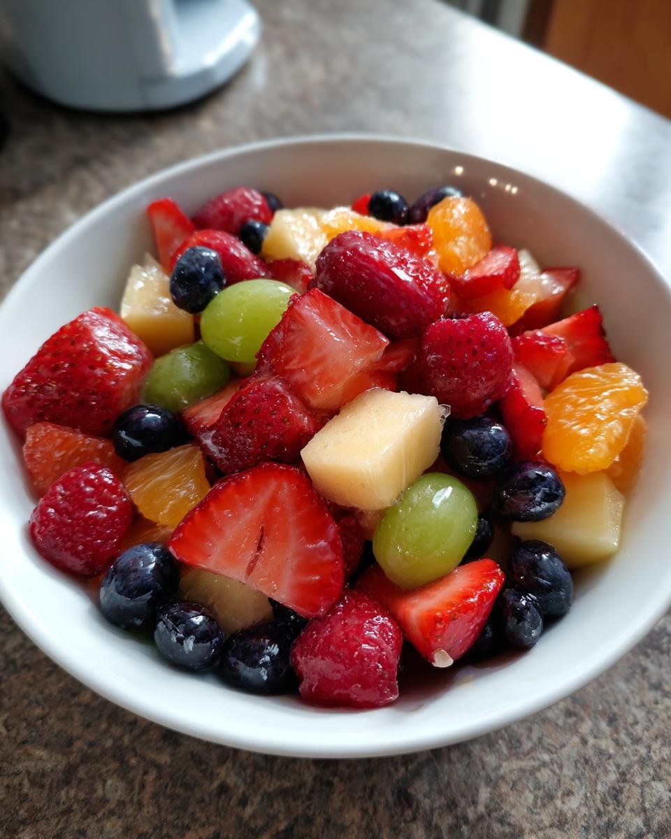 The BEST Fruit Salad with Citrus Dressing - detail 1