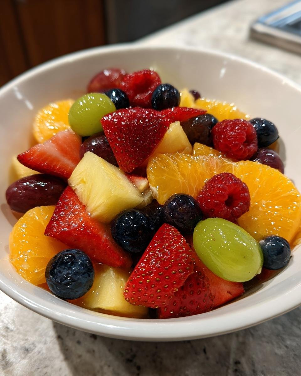 The BEST Fruit Salad with Citrus Dressing - detail 2