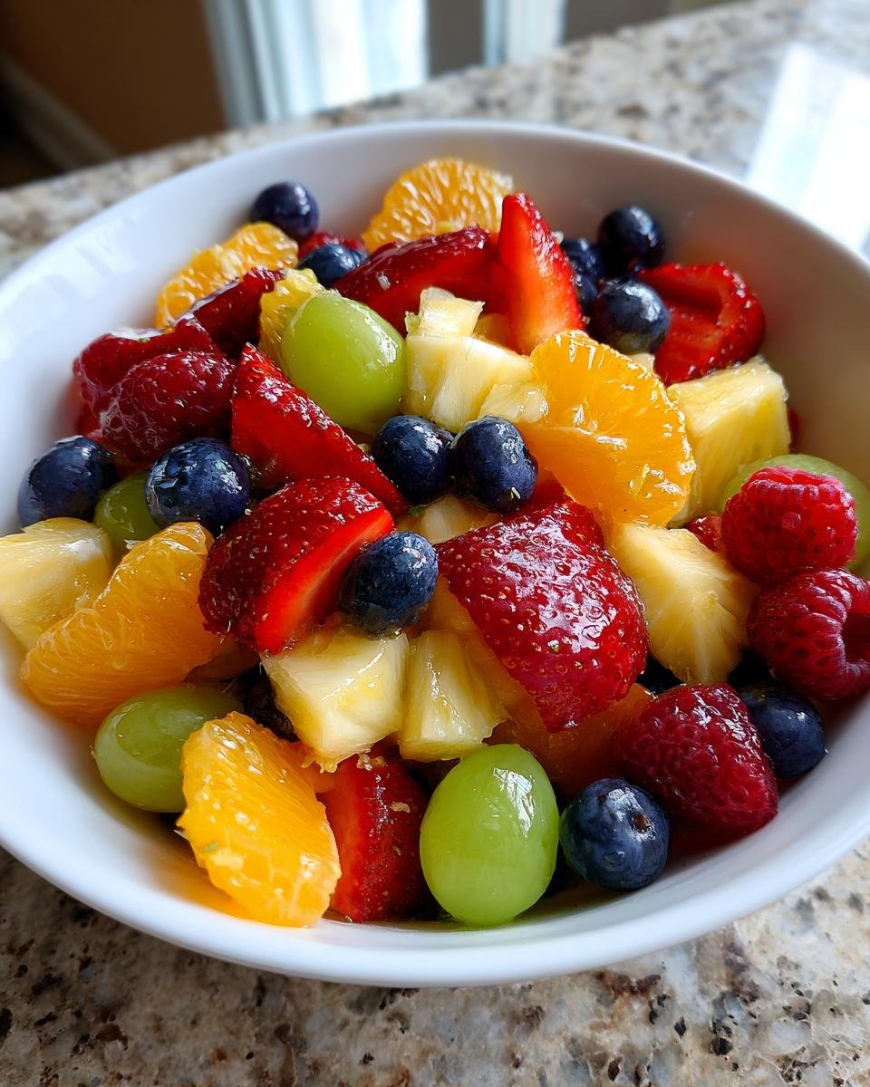 The BEST Fruit Salad with Citrus Dressing - detail 4