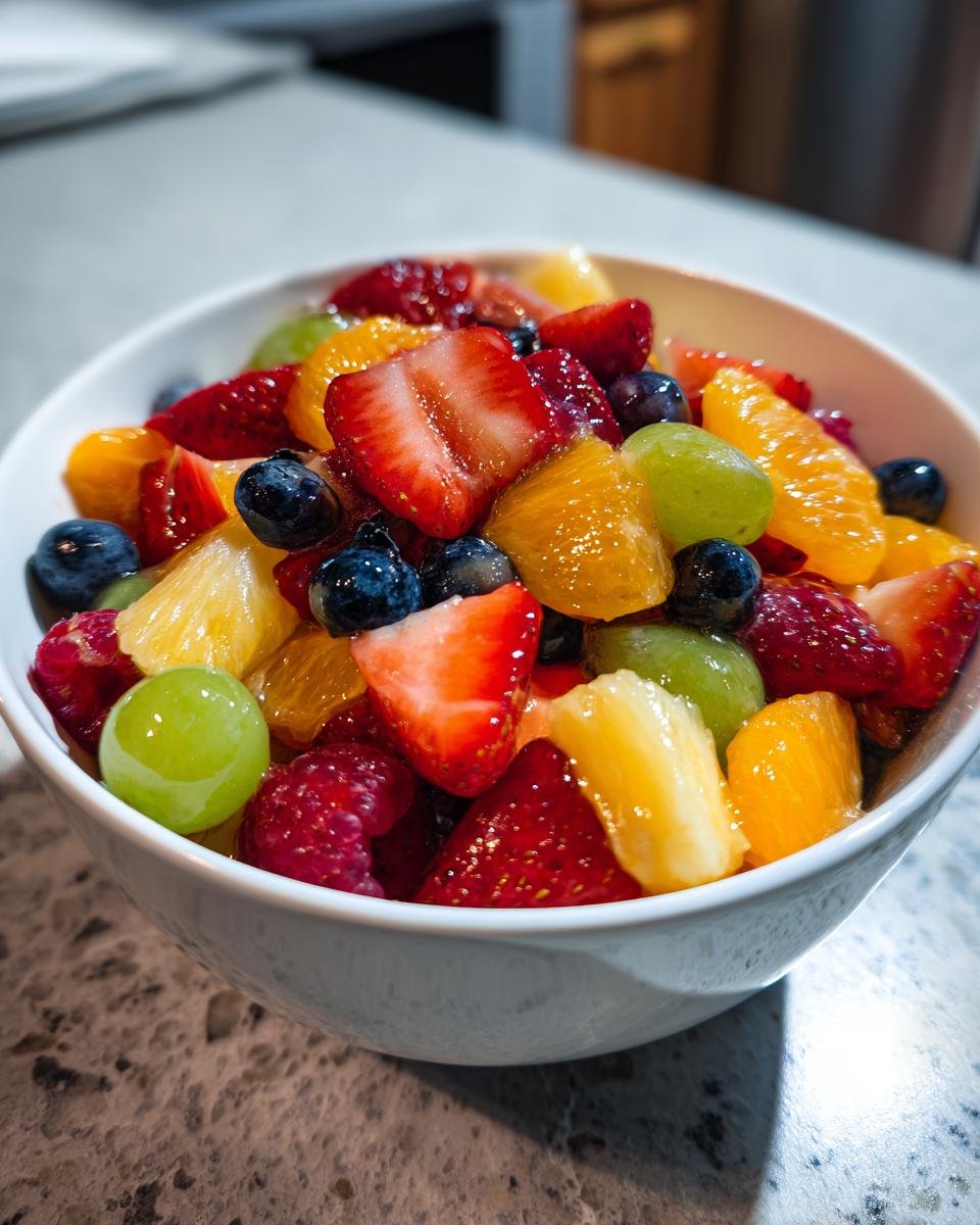 The BEST Fruit Salad with Citrus Dressing - detail 5