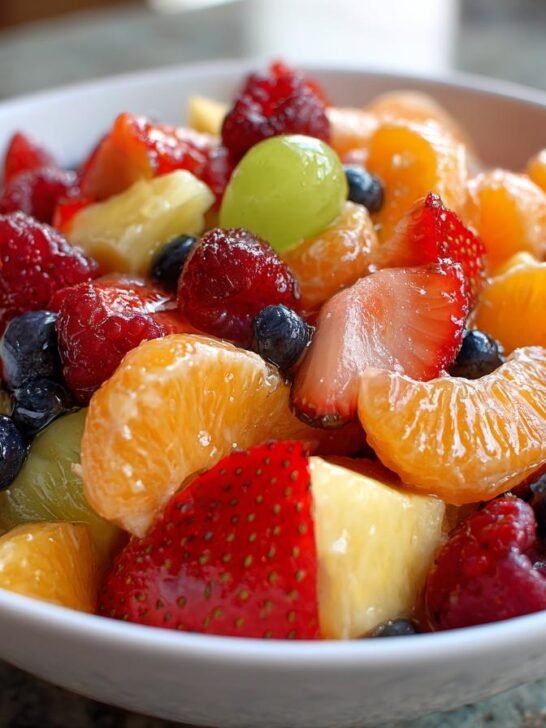 The BEST Fruit Salad with Citrus Dressing