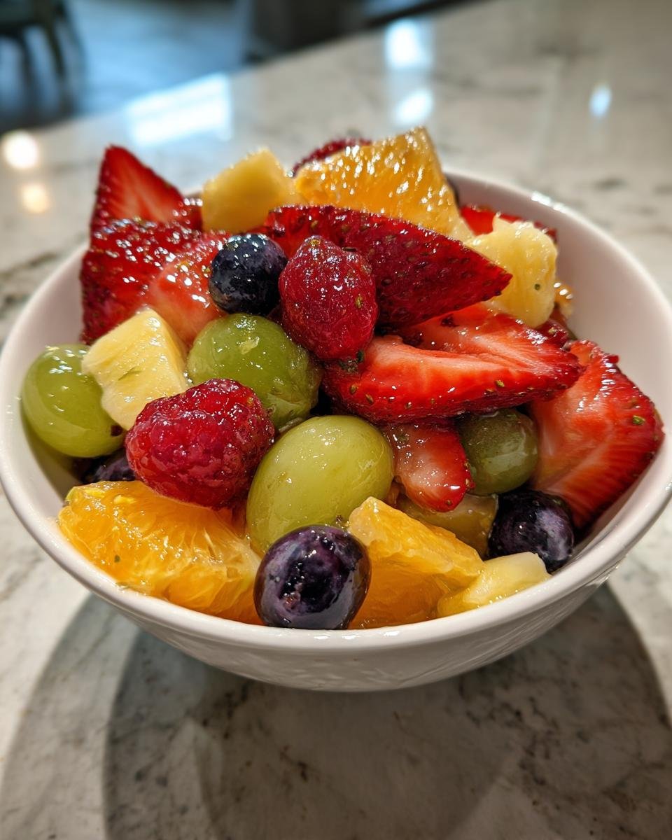 The BEST Fruit Salad with Citrus Dressing - detail 6