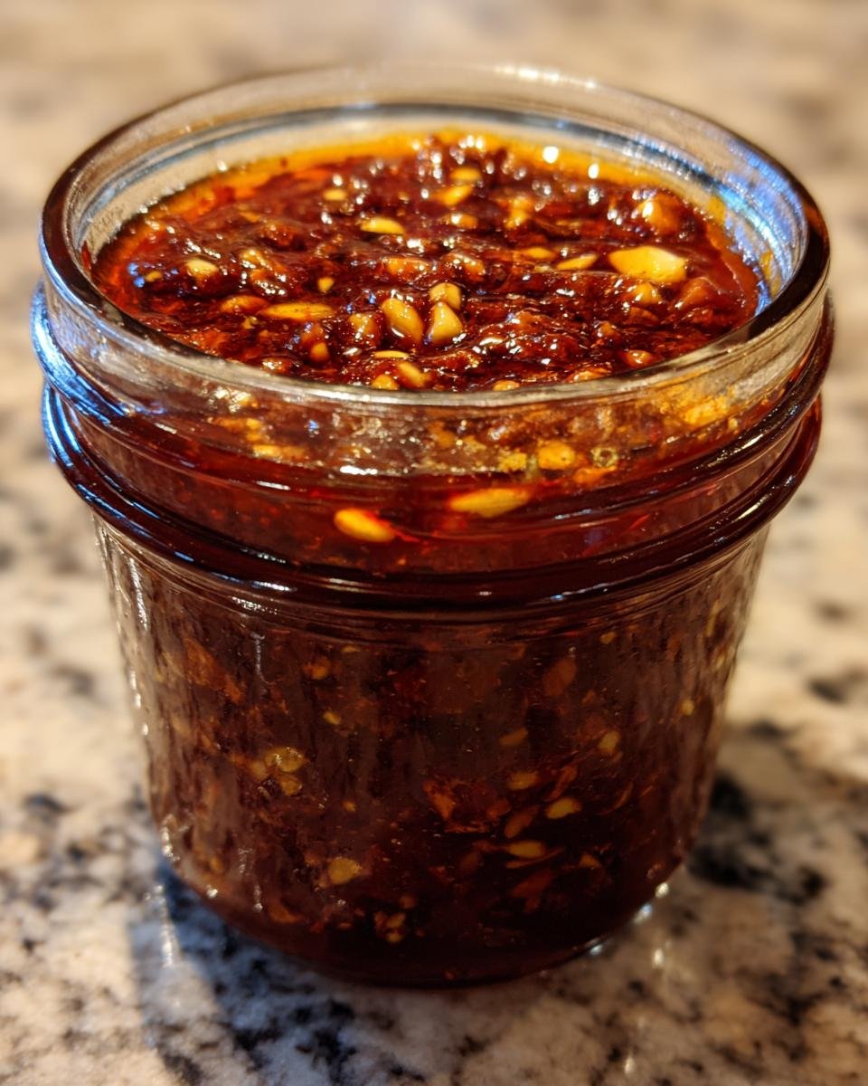 Traditional Homemade Salsa Macha - detail 1
