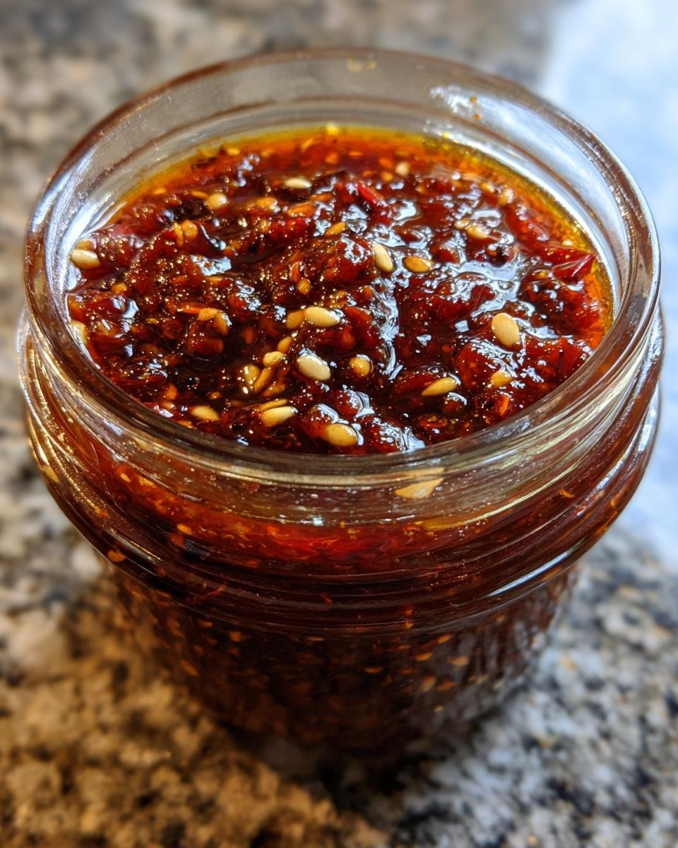 Traditional Homemade Salsa Macha - detail 2