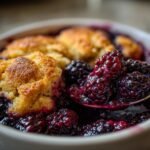 Warm Blackberry Cobbler