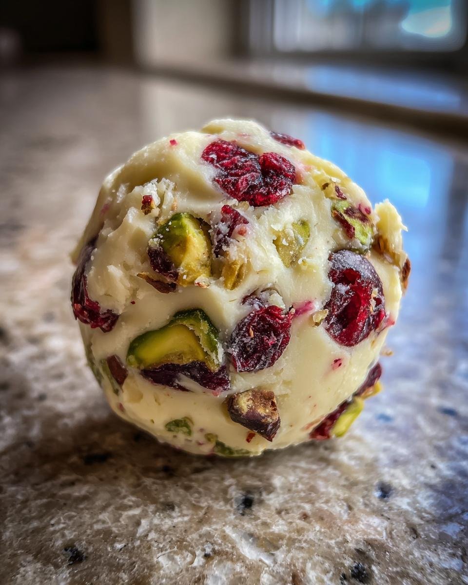 White Chocolate Cranberry Pistachio Truffles Recipe - detail 2