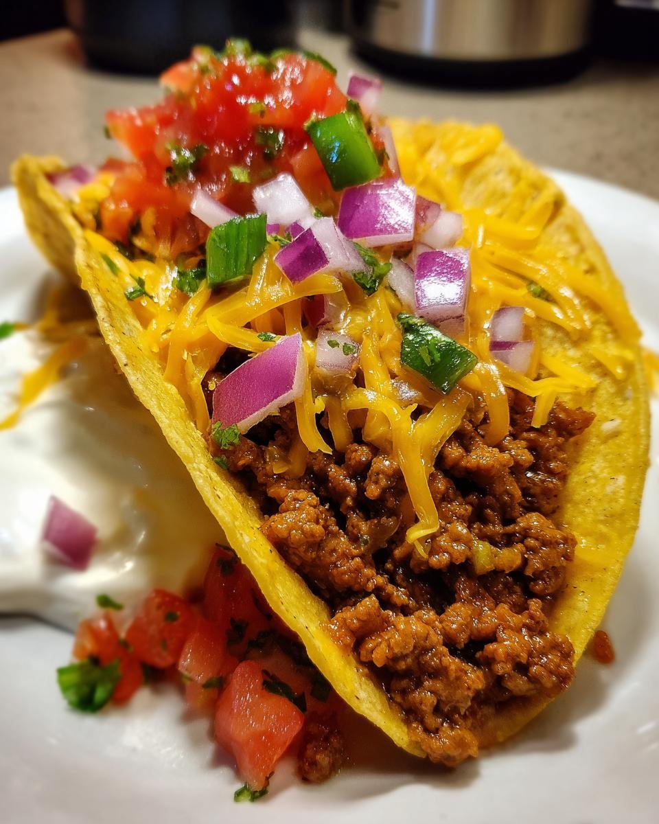 Beef Meximelt Cheesy Taco - detail 4