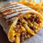 Beefy Cheesy Fries Wrap