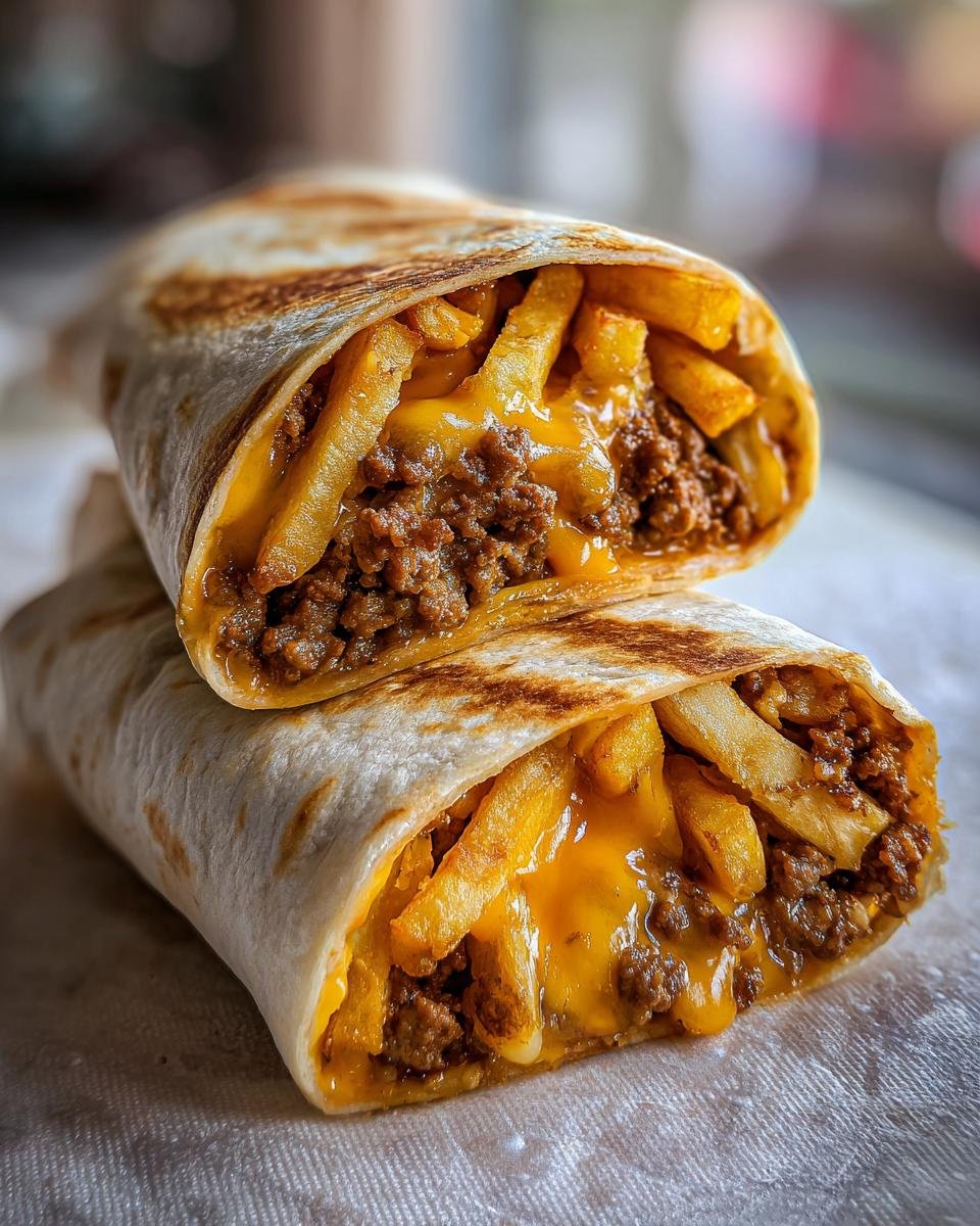 Beefy Cheesy Fries Wrap - detail 2