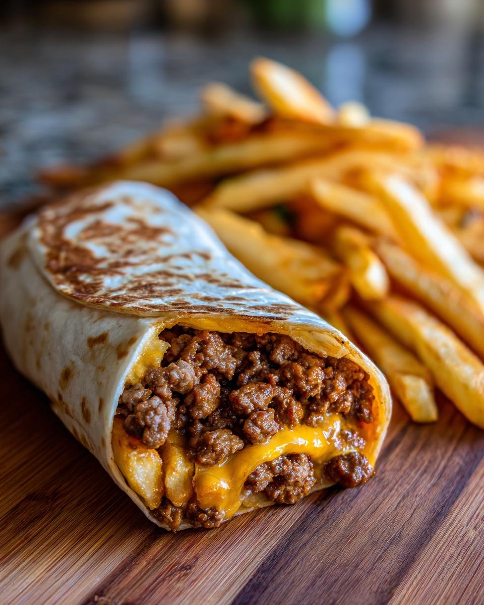Beefy Cheesy Fries Wrap - detail 3