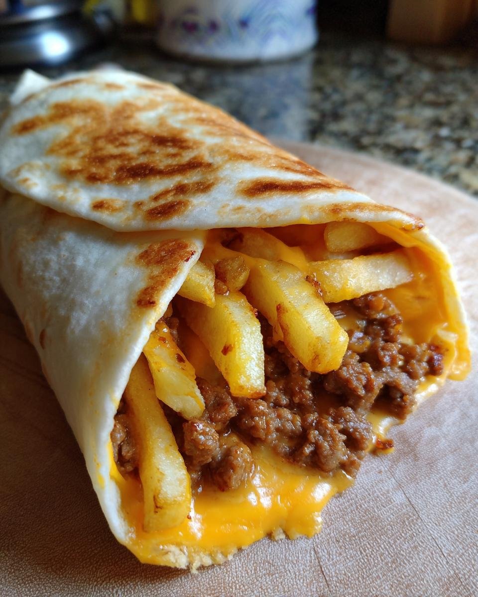 Beefy Cheesy Fries Wrap - detail 4