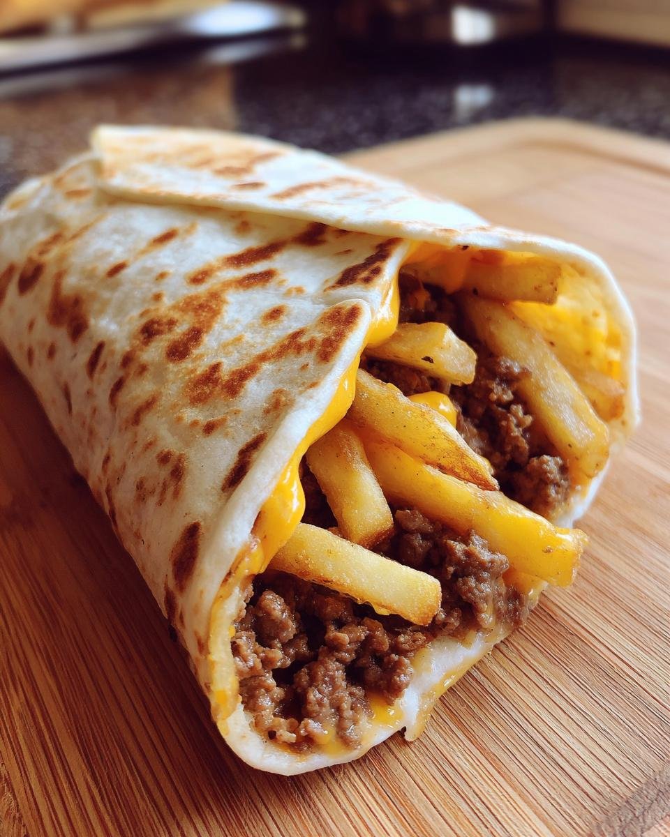 Beefy Cheesy Fries Wrap - detail 5
