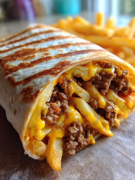 Beefy Cheesy Fries Wrap