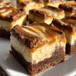 Caramel Brownie Cheesecake Bites