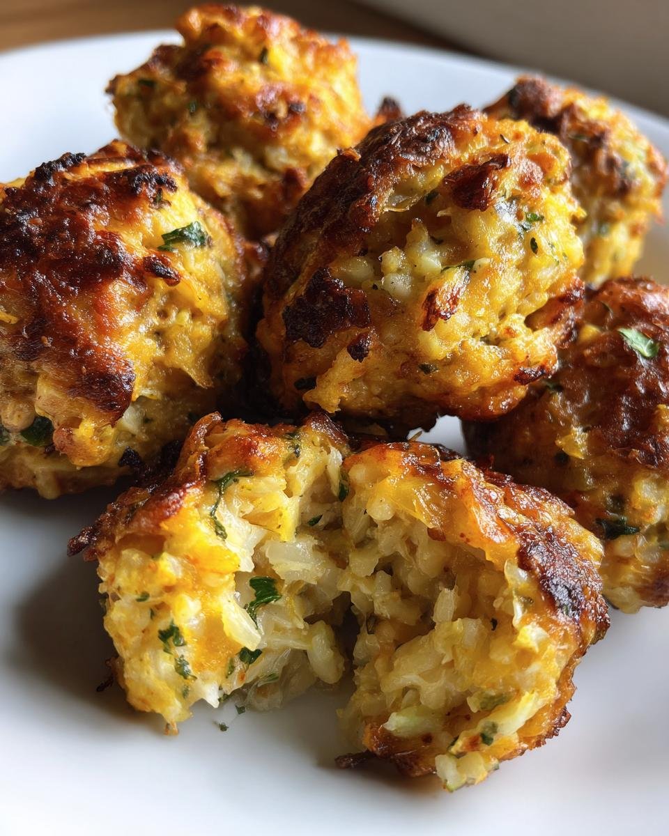Cauliflower Cheese Meatballs - detail 1
