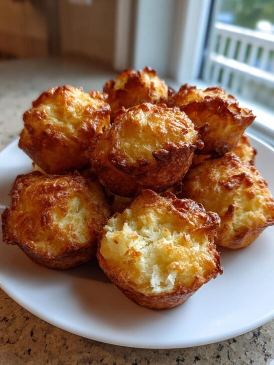 Cheesy Mashed Potato Puffs