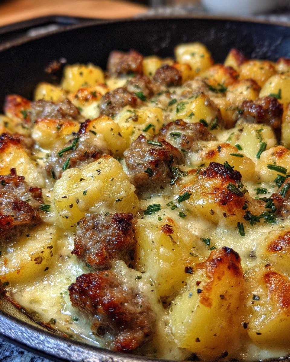 Cheesy Ranch Potatoes with Sausage - detail 4