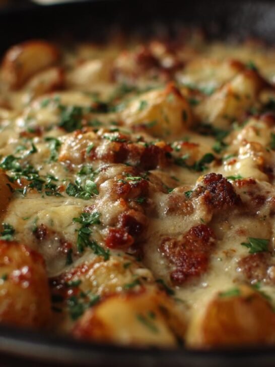 Cheesy Ranch Potatoes with Sausage