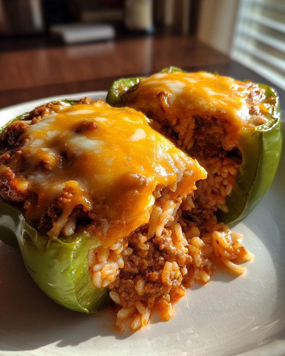 Cheesy Stuffed Pepper Beef Casserole - detail 1
