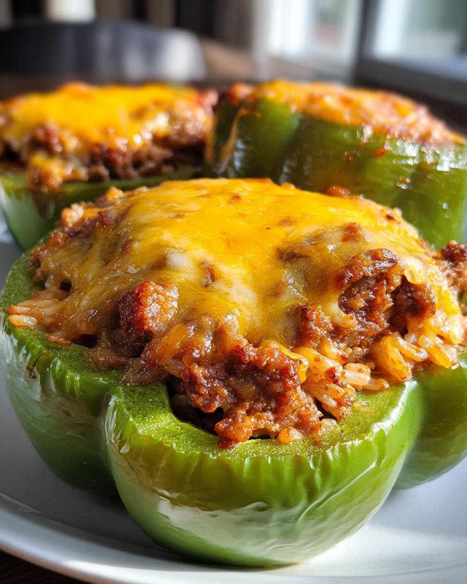 Cheesy Stuffed Pepper Beef Casserole - detail 3