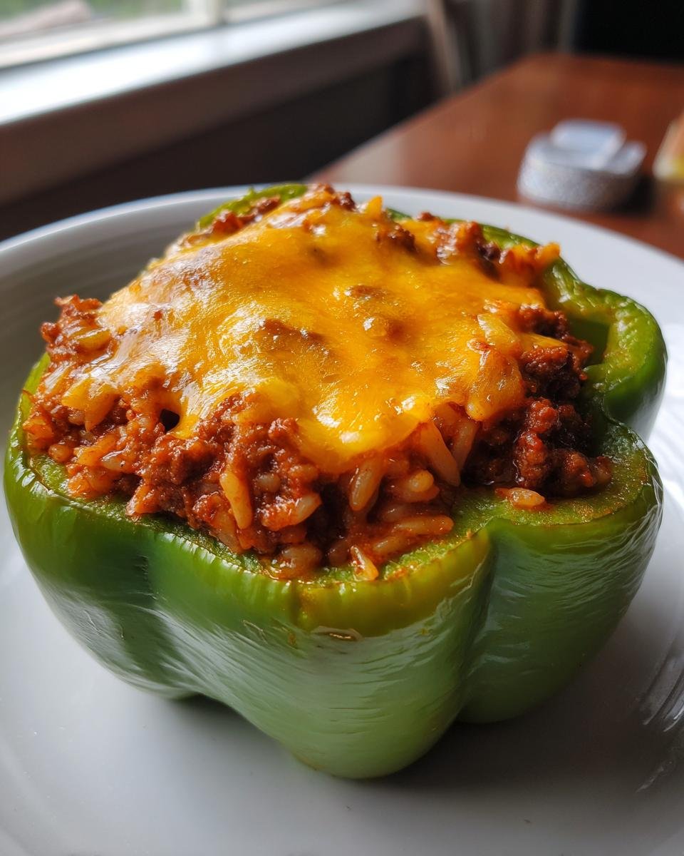 Cheesy Stuffed Pepper Beef Casserole - detail 4