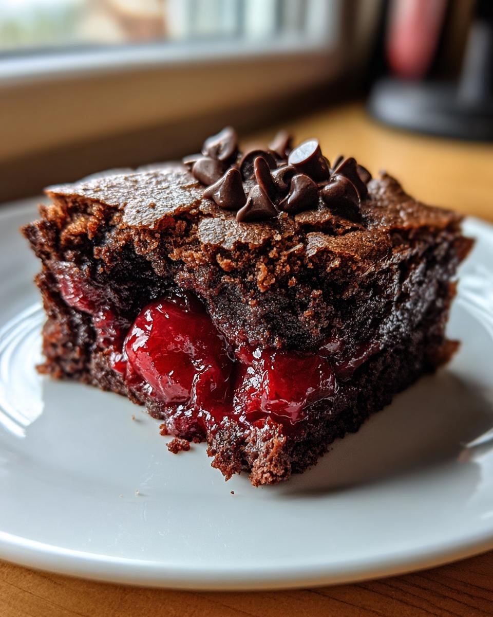 Chocolate Cherry Dump Cake - detail 3